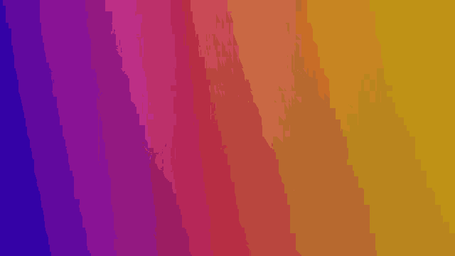 a rainbow colored background with a black circle with a c on it .