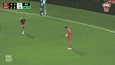 a soccer game is being shown on fox sports live stream