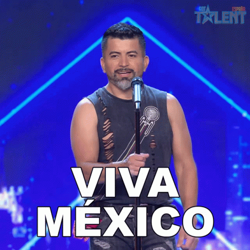 Viva México Got Talent España GIF - Viva México Got Talent España Patriótico GIFs