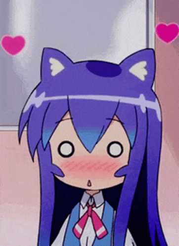 Blushing Anime Anime Girl GIF - Blushing Anime Anime Girl Anime Cat Girl GIFs
