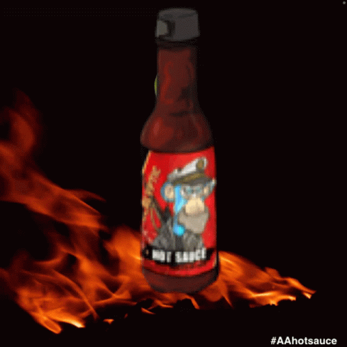 Aapes Hot Sauce GIF - Aapes Hot Sauce Apocalyptic Apes GIFs