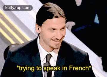 *trying To Speak In French*.Gif GIF - *trying To Speak In French* Zlatan Ibrahimovic Paris Saint-germain-fc GIFs