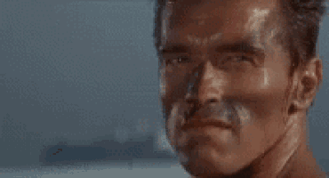a close up of a man 's face with the words no chance written on it