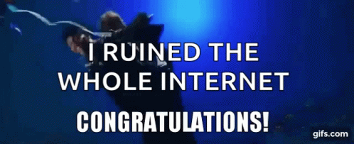 Post Malone Congratulations GIF - Post Malone Congratulations I Ruined The Whole Internet GIFs