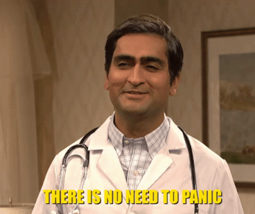 Kumail Doctor GIF - Kumail Doctor No Need To Panic GIFs