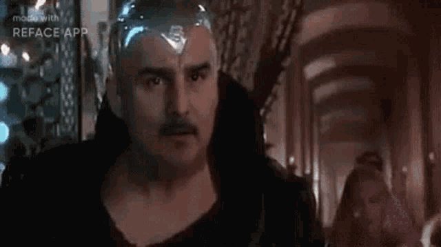 a man with a crown on his head is talking about when a man lies .