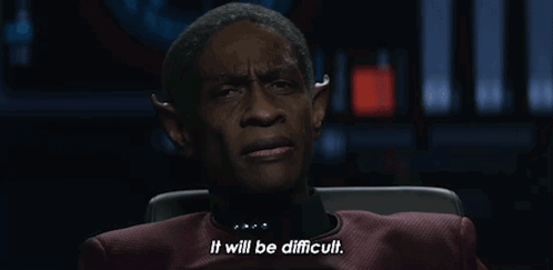 It Will Be Difficult Tuvok GIF - It Will Be Difficult Tuvok Star Trek Picard GIFs