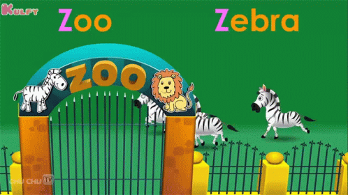 Z For Zebra Zoo GIF