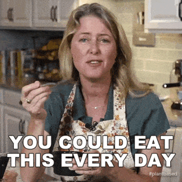 You Could Eat This Every Day Jill Dalton GIF - You Could Eat This Every Day Jill Dalton The Whole Food Plant Based Cooking Show GIFs
