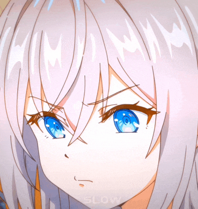 a close up of a girl 's face with the words slow written below it