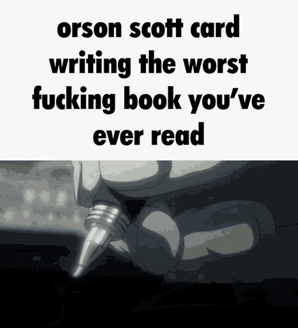 Orson Scott Card Enders Game GIF - Orson Scott Card Enders Game Ender GIFs