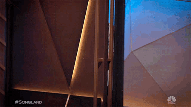 a nbc advertisement for songland shows a door