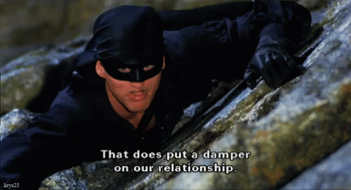 The Princess Bride Damper On Our Relationship GIF - The Princess Bride Damper On Our Relationship Relationship GIFs