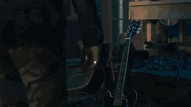 Pick Up The Guitar Austin Snell GIF - Pick Up The Guitar Austin Snell Get There First Song GIFs