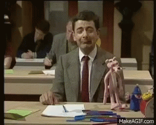 Mr Bean Crying GIF - Mr Bean Crying Exam GIFs