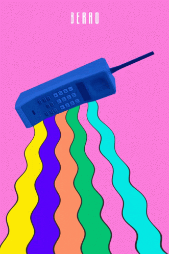 Phone Old Phone GIF - Phone Old Phone Colorful GIFs
