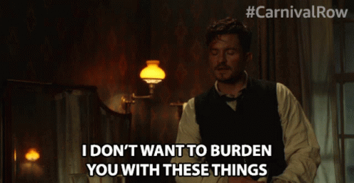 I Dont Want To Burden You With These Things Orlando Bloom GIF - I Dont Want To Burden You With These Things Orlando Bloom Rycroft Philostrate GIFs