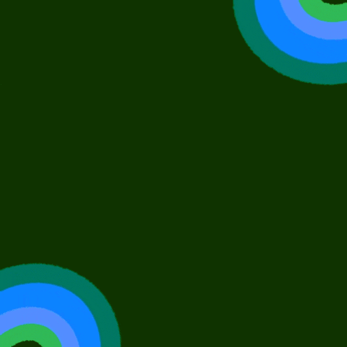 a green background with blue and green circles and arabic writing on it