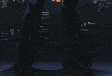 a black robot with the number 8 on its head