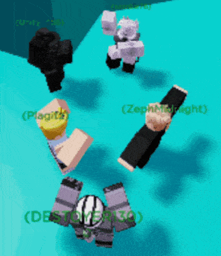 a group of people are playing a video game and one of them has the name zeph midnight on it