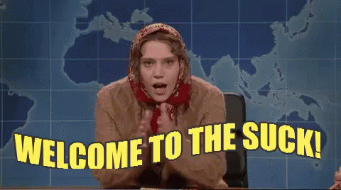 Welcome GIF - Welcome To The Suck Olya Snl GIFs