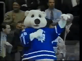 Toronto Maple Leafs Carlton The Bear GIF - Toronto Maple Leafs Carlton The Bear Leafs GIFs