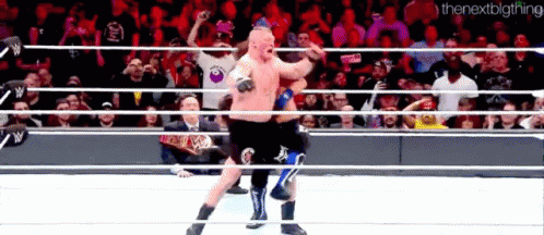 Aj Styles Brock Lesnar GIF - Aj Styles Brock Lesnar Calf Crusher GIFs
