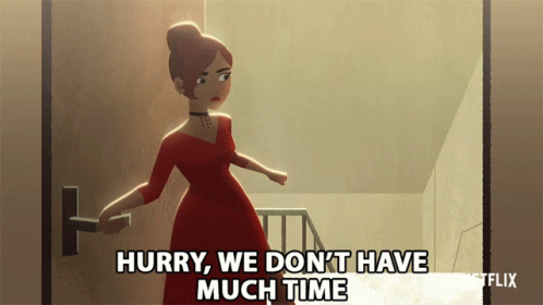Hurry We Dont Have Much Time GIF - Hurry We Dont Have Much Time Running Out Of Time GIFs