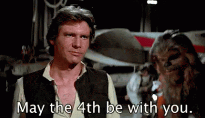 May The 4th - May The Fourth GIF - Star Wars Han Solo Harrison Ford GIFs