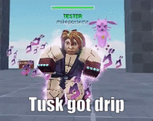 Tusk Tusk Got Drip GIF