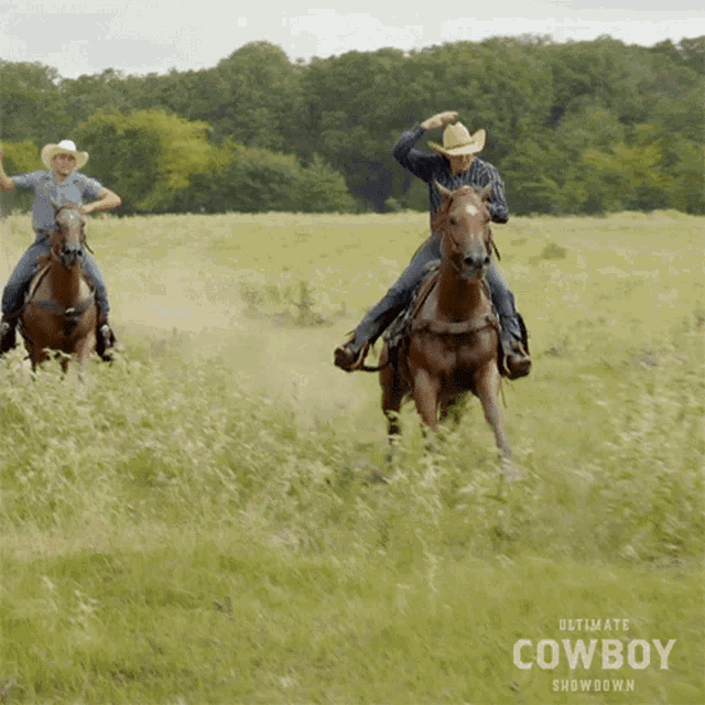 Racing Ultimate Cowboy Showdown GIF - Racing Ultimate Cowboy Showdown Chasing GIFs