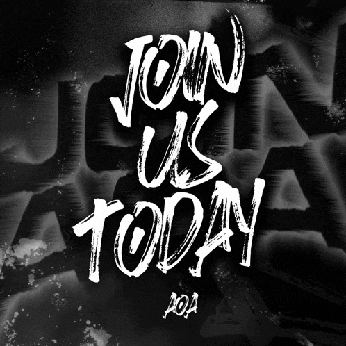 a poster that says join us today on it