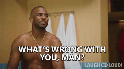 Whats Wrong With You Man Chris Paul GIF - Whats Wrong With You Man Chris Paul Cold As Balls GIFs