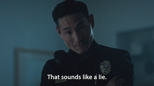 That Sounds Like A Lie Officer Jason Jang GIF