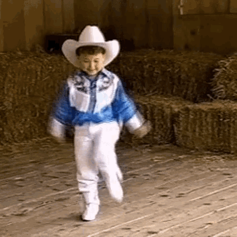 Cowboy Dancing GIF - Cowboy Dancing Kid GIFs