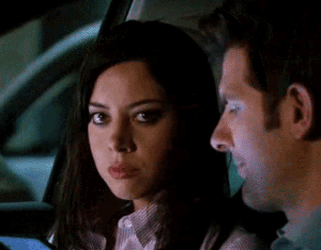 Parks And Rec April Ludgate GIF - Parks And Rec April Ludgate Stare GIFs