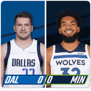 Dallas Mavericks (0) Vs. Minnesota Timberwolves (0) First-second Period Break GIF - Nba Basketball Nba 2021 GIFs
