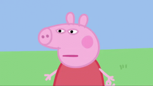 Peppa Pig Sad GIF - Peppa Pig Sad Side Eye GIFs