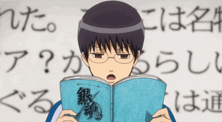 a person is reading a book that says " are you kidding me "