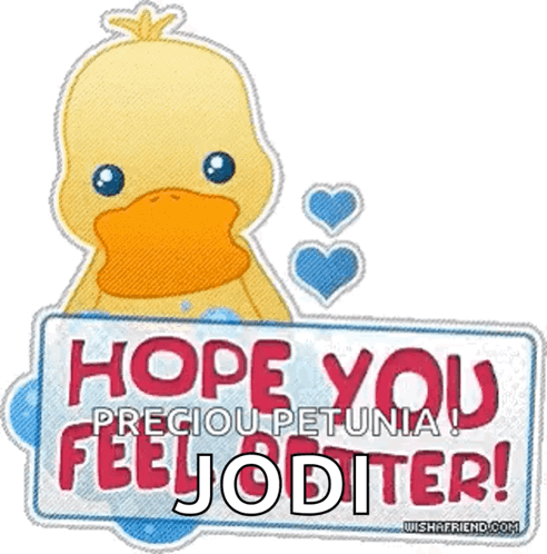 Feel Better Duck GIF - Feel Better Duck Cute GIFs