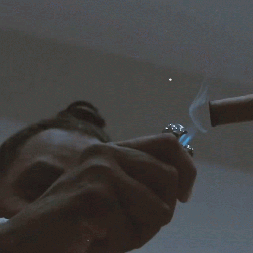 Lighting A Cigar Kavin Gates GIF - Lighting A Cigar Kavin Gates Smoking GIFs
