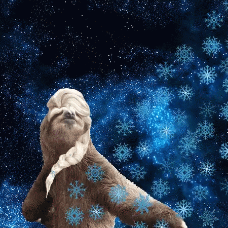 Sloth Frozen GIF - Sloth Frozen Snow GIFs