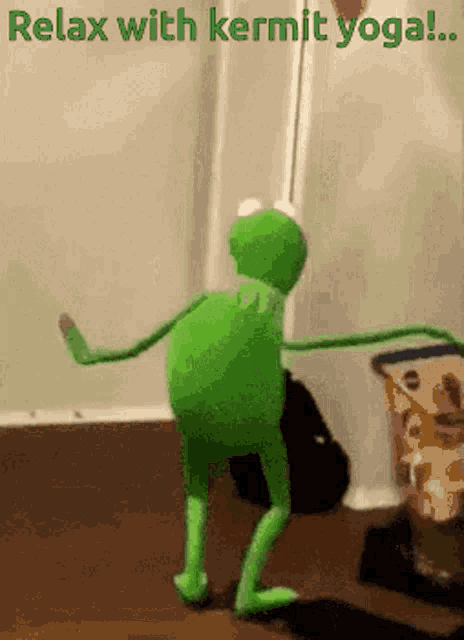 Kermit Yoga GIF - Kermit Yoga GIFs
