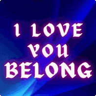 a sign that says i love you belong on it