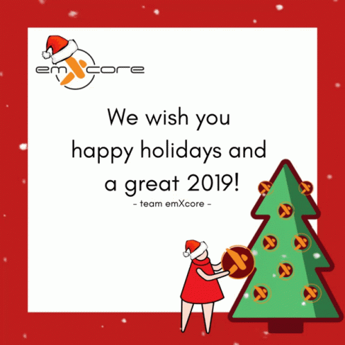Xmas2019 Emxcore GIF - Xmas2019 Emxcore We Wish You Happy Holiday GIFs