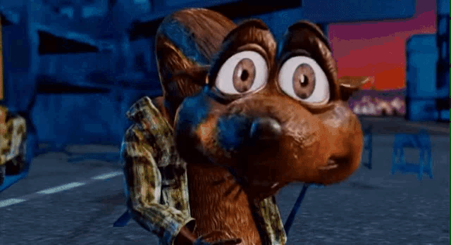 Foodfight Cheasel T Weasel GIF - Foodfight Cheasel T Weasel Pain GIFs