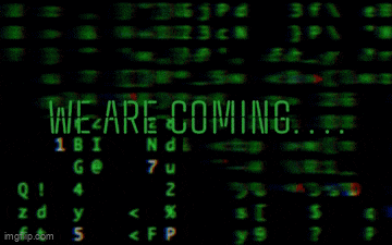 a computer screen with the words we are coming written on it