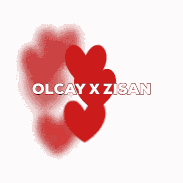 olcay x zisan is written on a white background