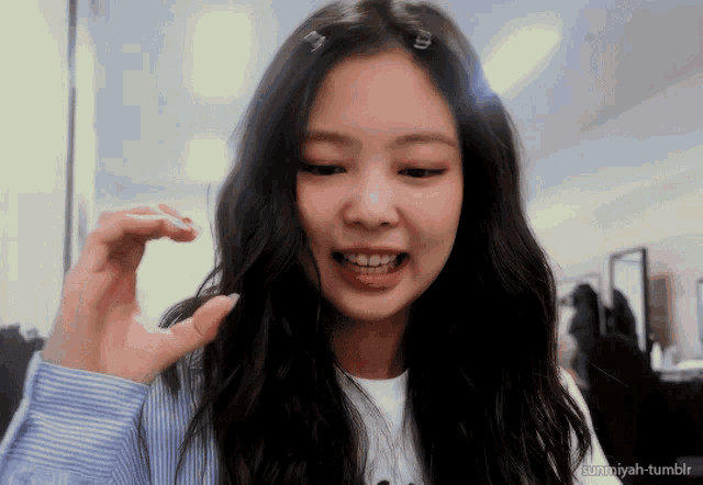 a picture of a girl with a watermark that says sunnyah- tumblr