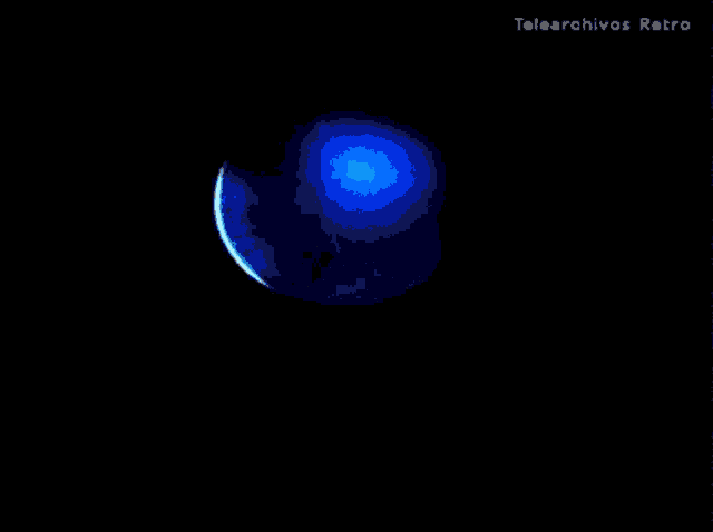 a blue and silver logo for entel is on a black background